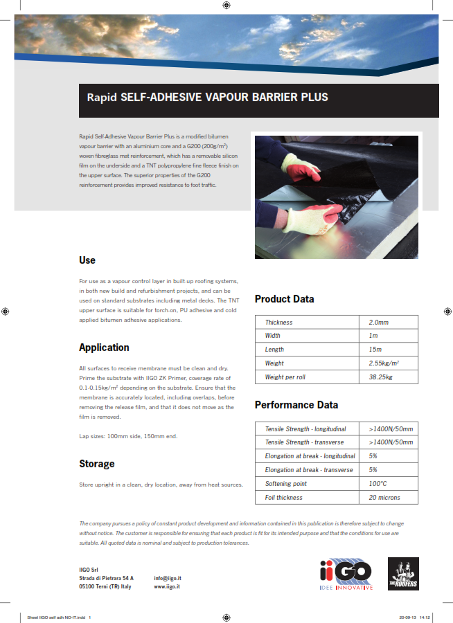 Rapid SA Vapour Barrier